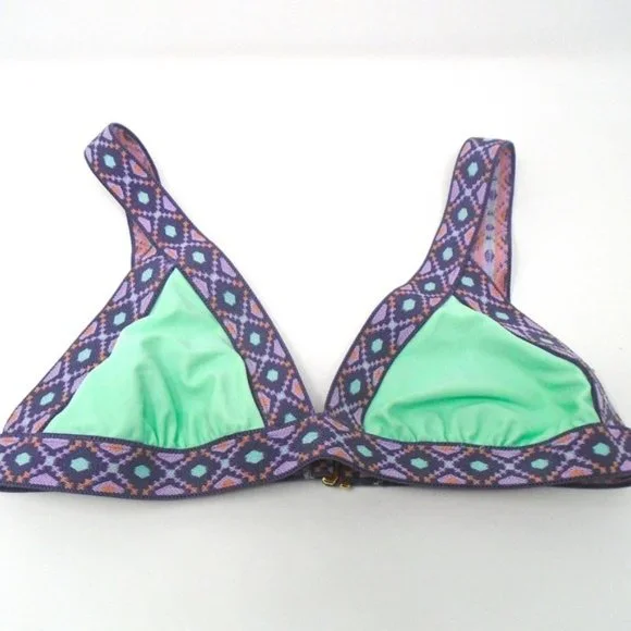BOHEMIAN AZTEC PRINT TEAL BIKINI - Picture 5 of 6